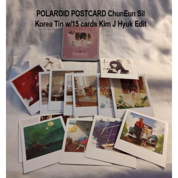 Polaroid Postcards set in tin Chun Eun Sil - Picture 1 of 10